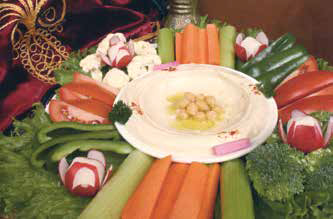Al Yemen Kitchen - Hummus and Veggies